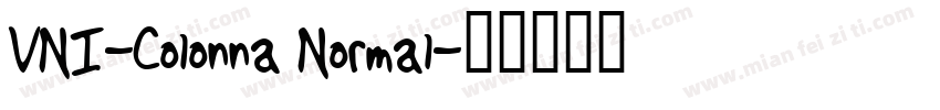 VNI-Colonna Normal字体转换